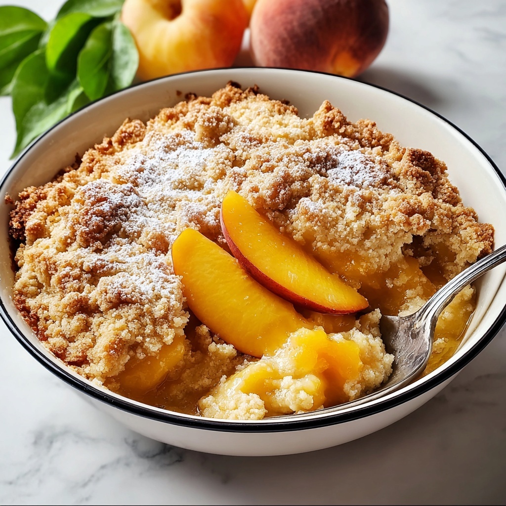 Canned Peach Cobbler Recipe - Recipe Image
