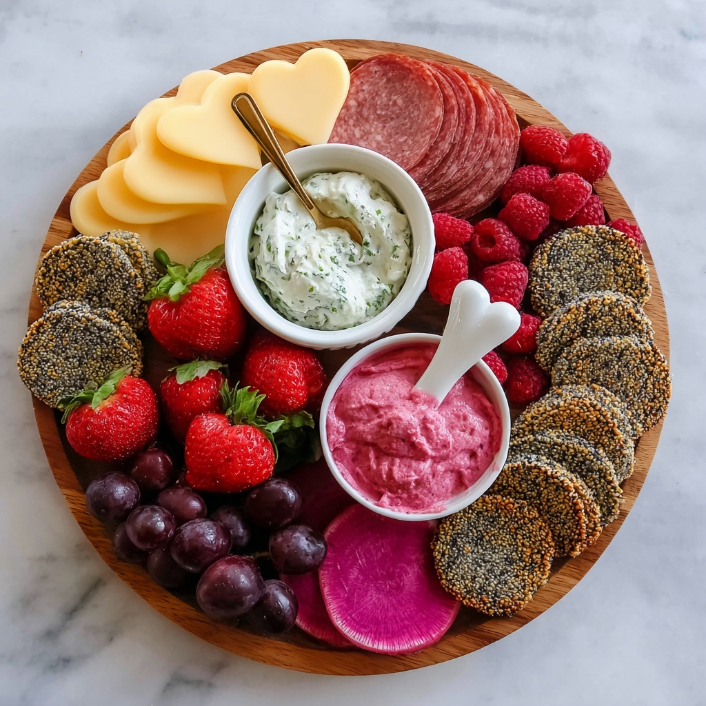 Valentine's Day Appetizer Board Recipe - Recipe Image
