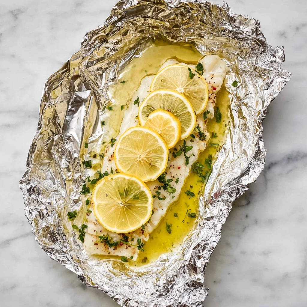 Grilled Cod in Foil Recipe - Recipe Image