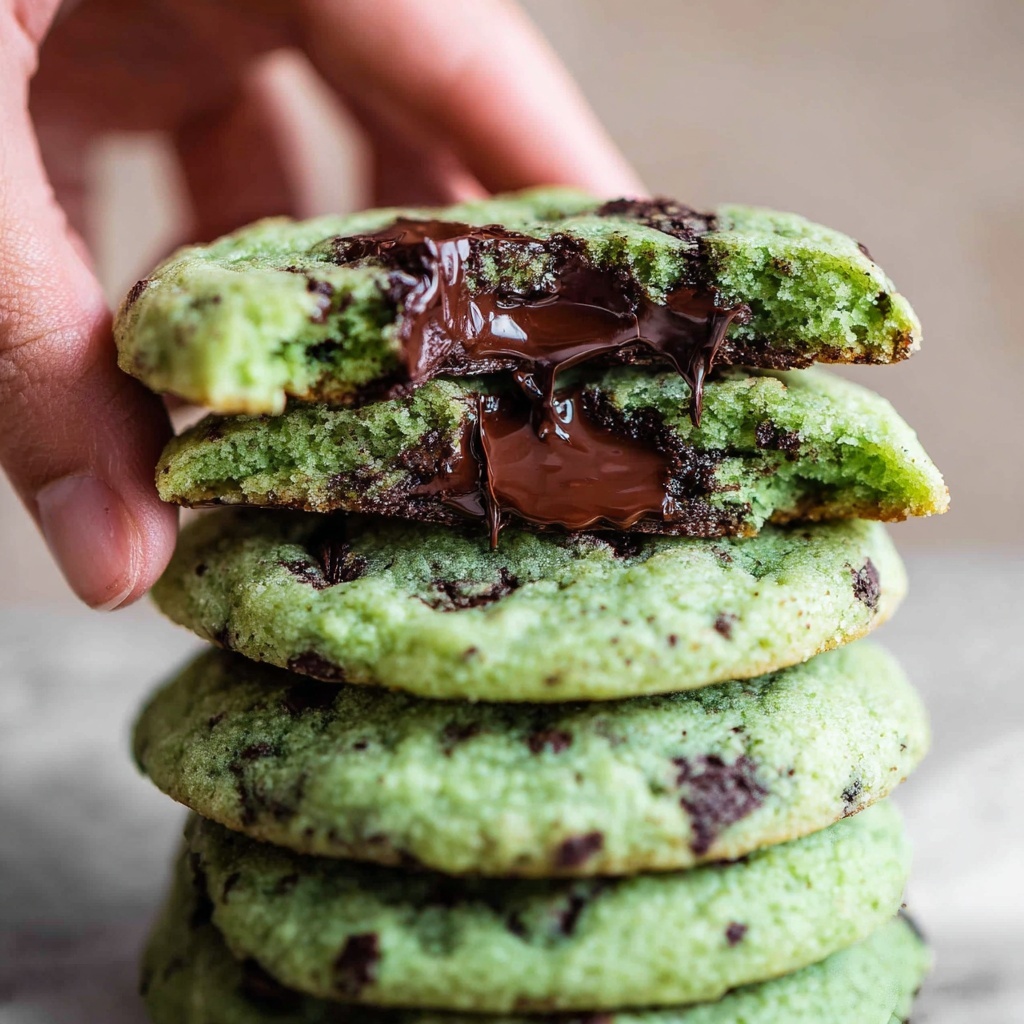 Mint Chocolate Chip Cookies Recipe - Recipe Image
