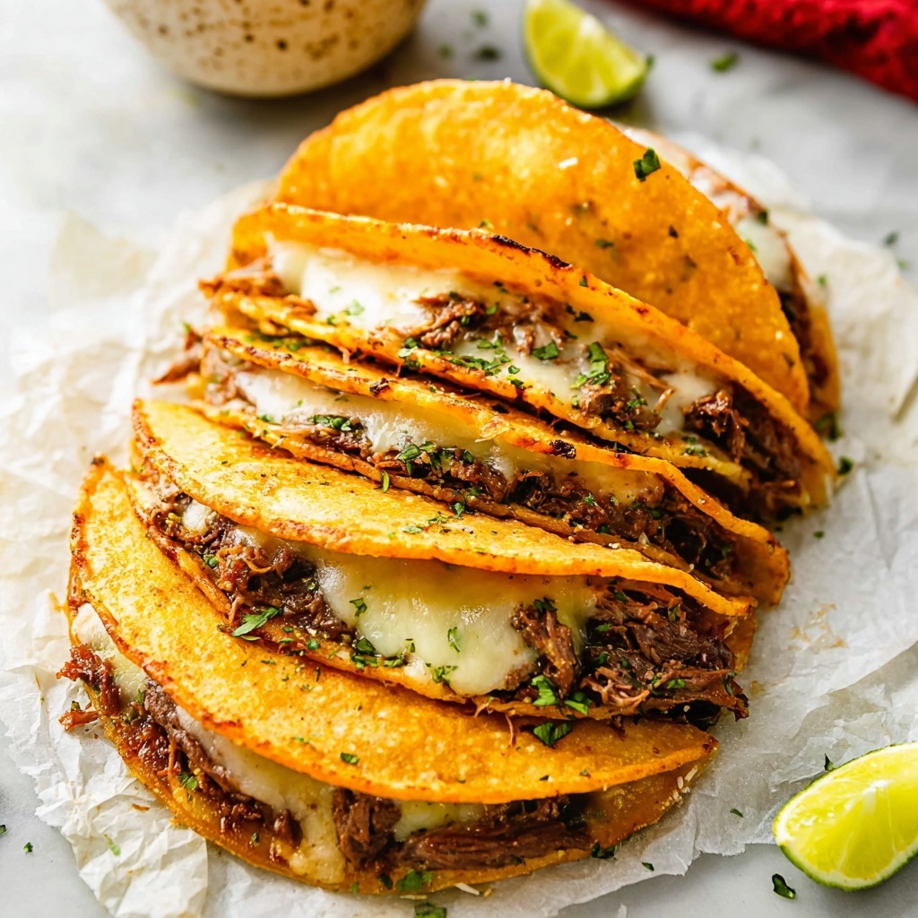 Quesabirria Tacos Recipe - Recipe Image