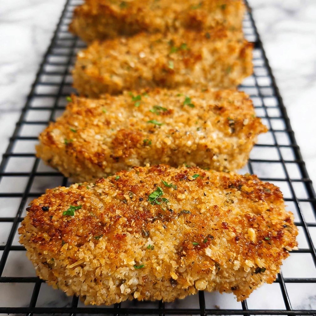 Breaded Pork Chops with Lemon Parmesan Herb Spread Recipe - Recipe Image