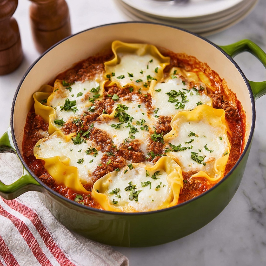 Skillet Lasagna Recipe - Recipe Image