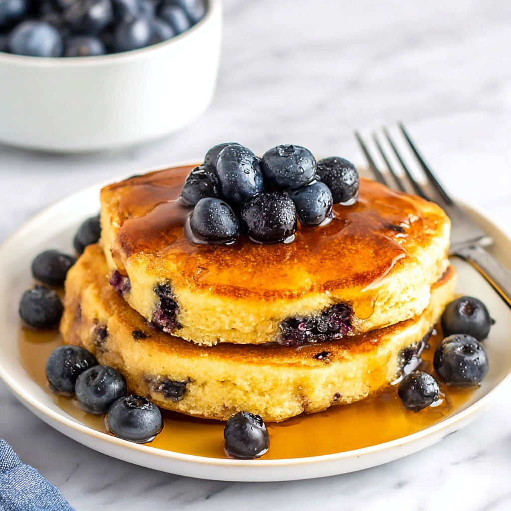 Blueberry Sheet Pan Pancakes Recipe - Recipe Image