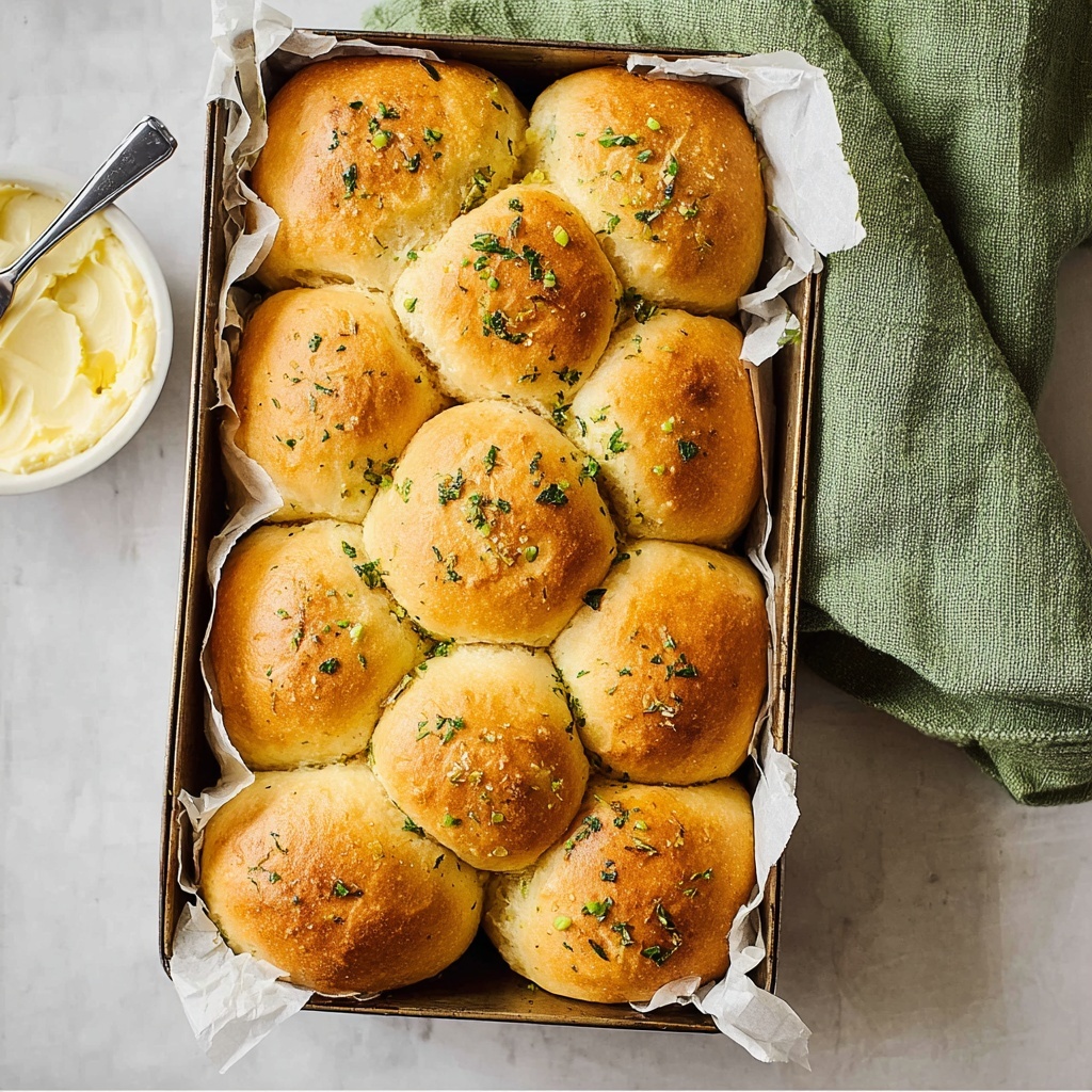 Garlic Butter Pull Apart Rolls Recipe - Recipe Image