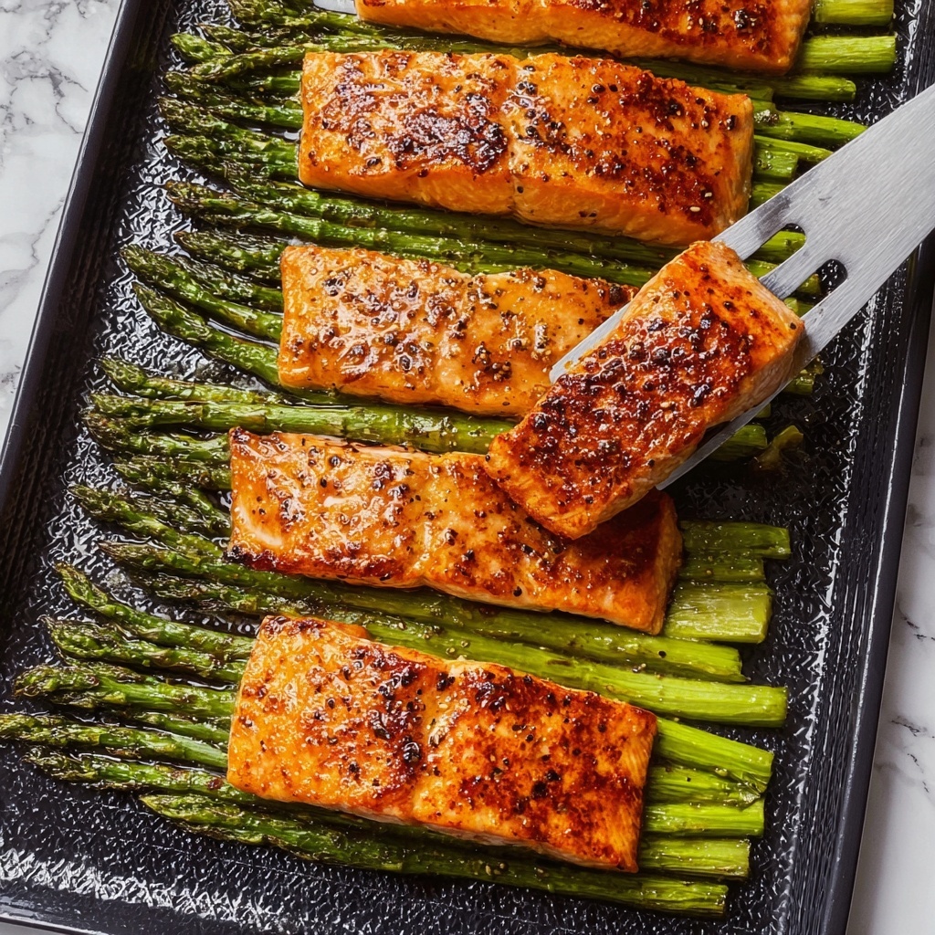 Hoisin Salmon and Asparagus Recipe - Recipe Image