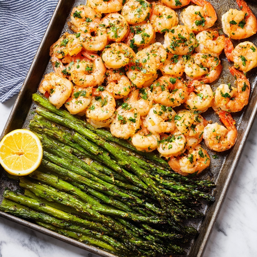 Sheet Pan Shrimp and Asparagus Recipe - Recipe Image