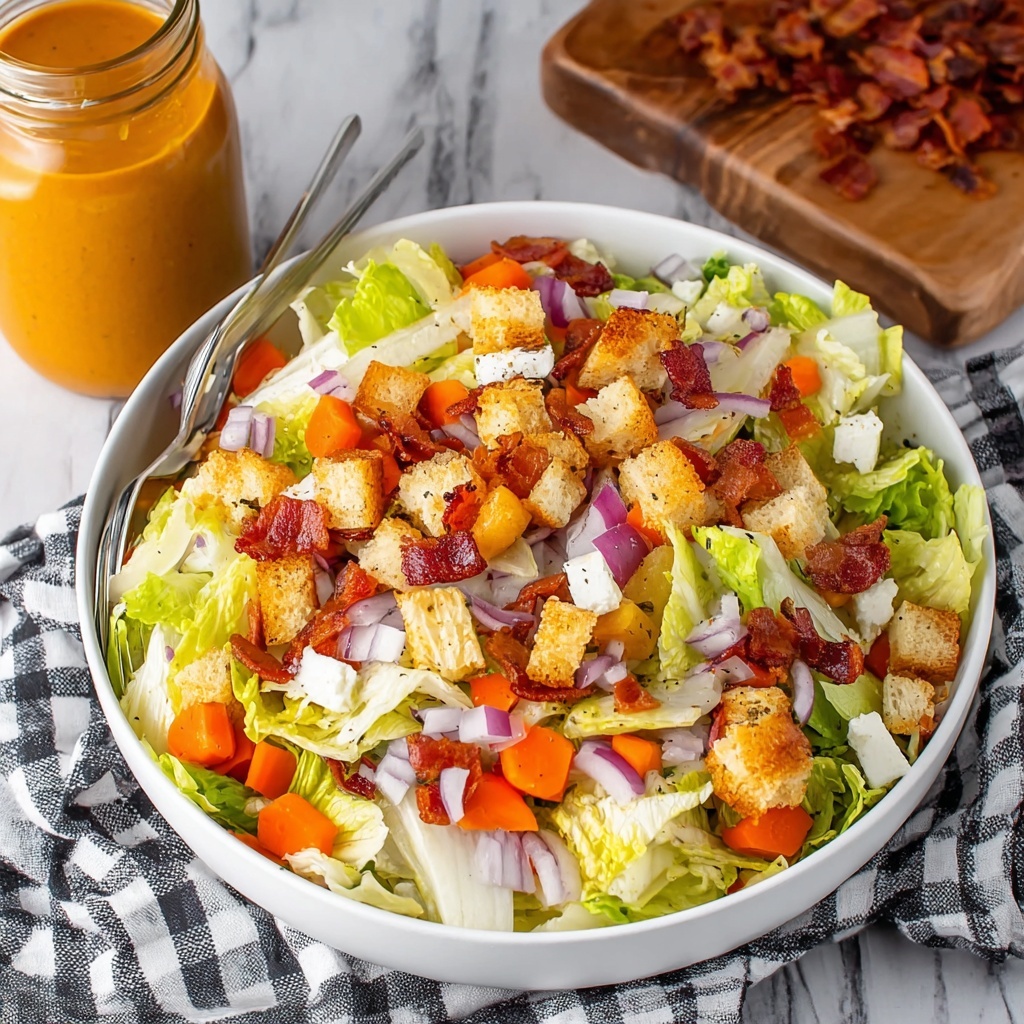 Chopped Salad with Bacon, Eggs, Feta, and a Citrus Vinaigrette Recipe - Recipe Image