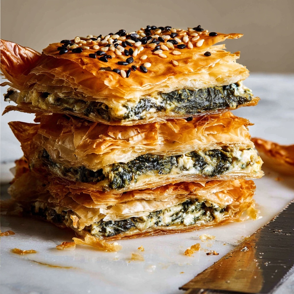 Spanakopita (Greek Spinach Pie) Recipe - Recipe Image