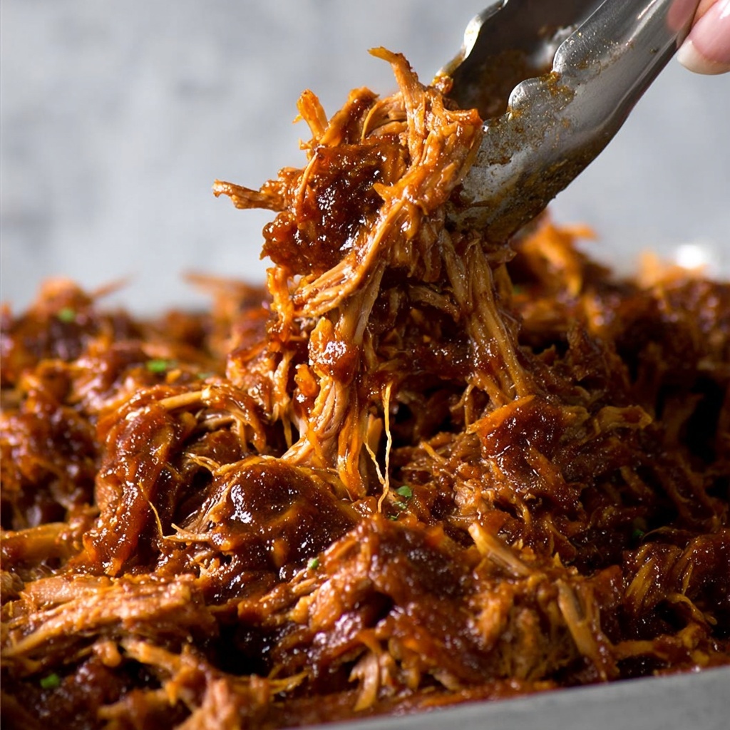 Easy Slow Cooker BBQ Pulled Pork Recipe - Recipe Image