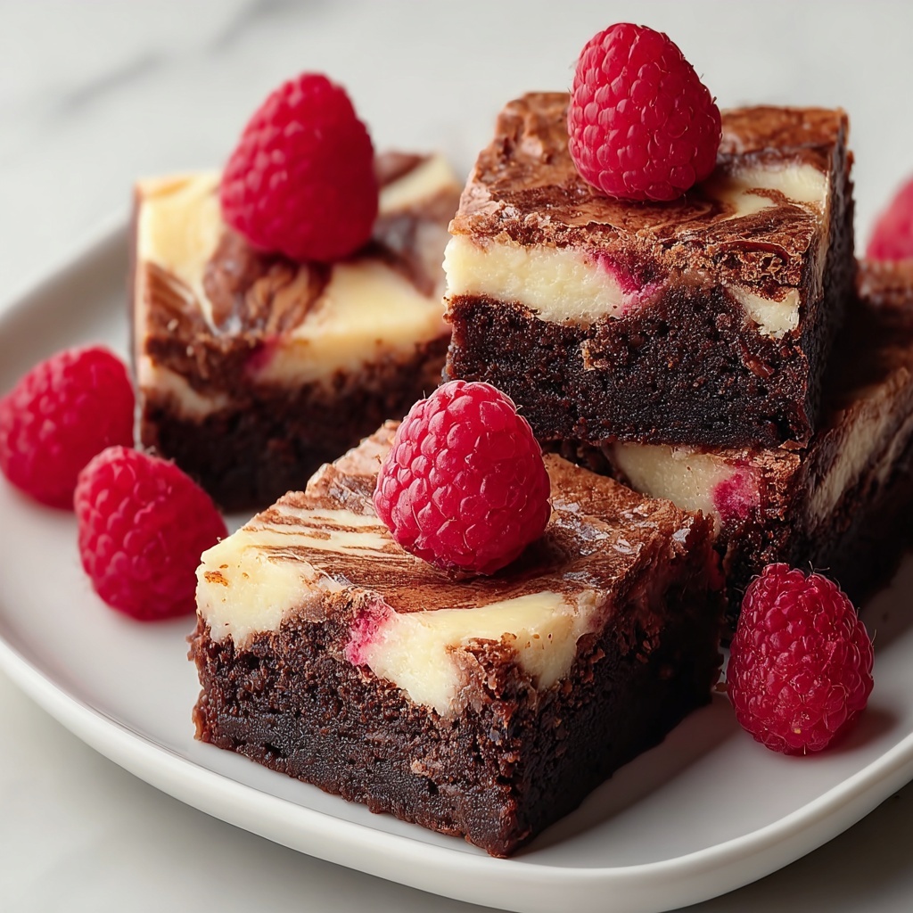 Raspberry Swirl Brownies Recipe - Recipe Image