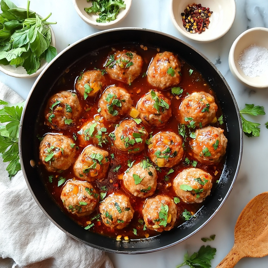 Baked Chicken Meatballs Recipe - Recipe Image