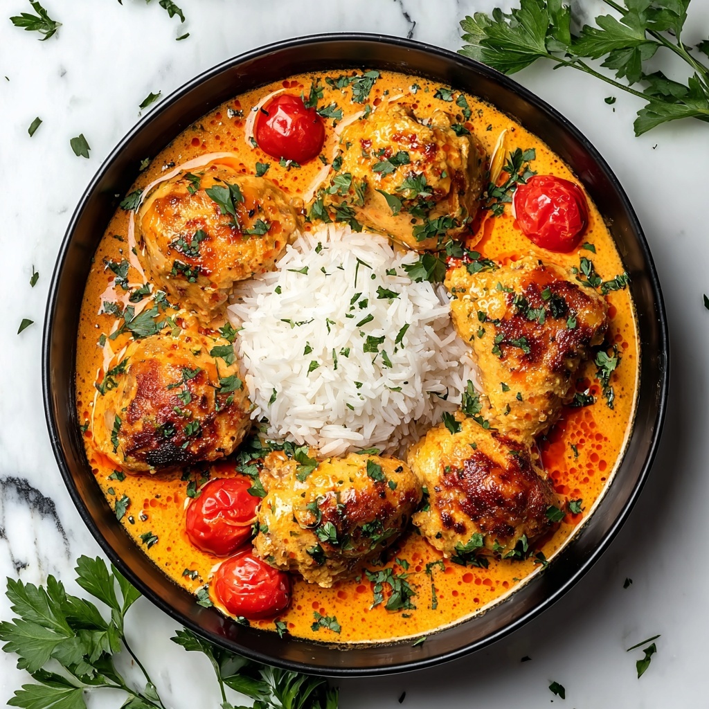 Creamy Butter Chicken with Warm Spices Recipe - Recipe Image