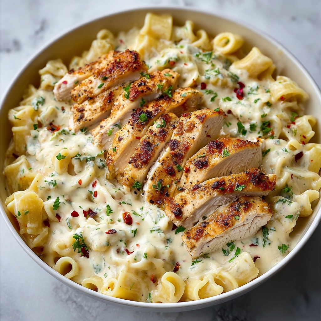 Chicken Alfredo Casserole Recipe - Recipe Image