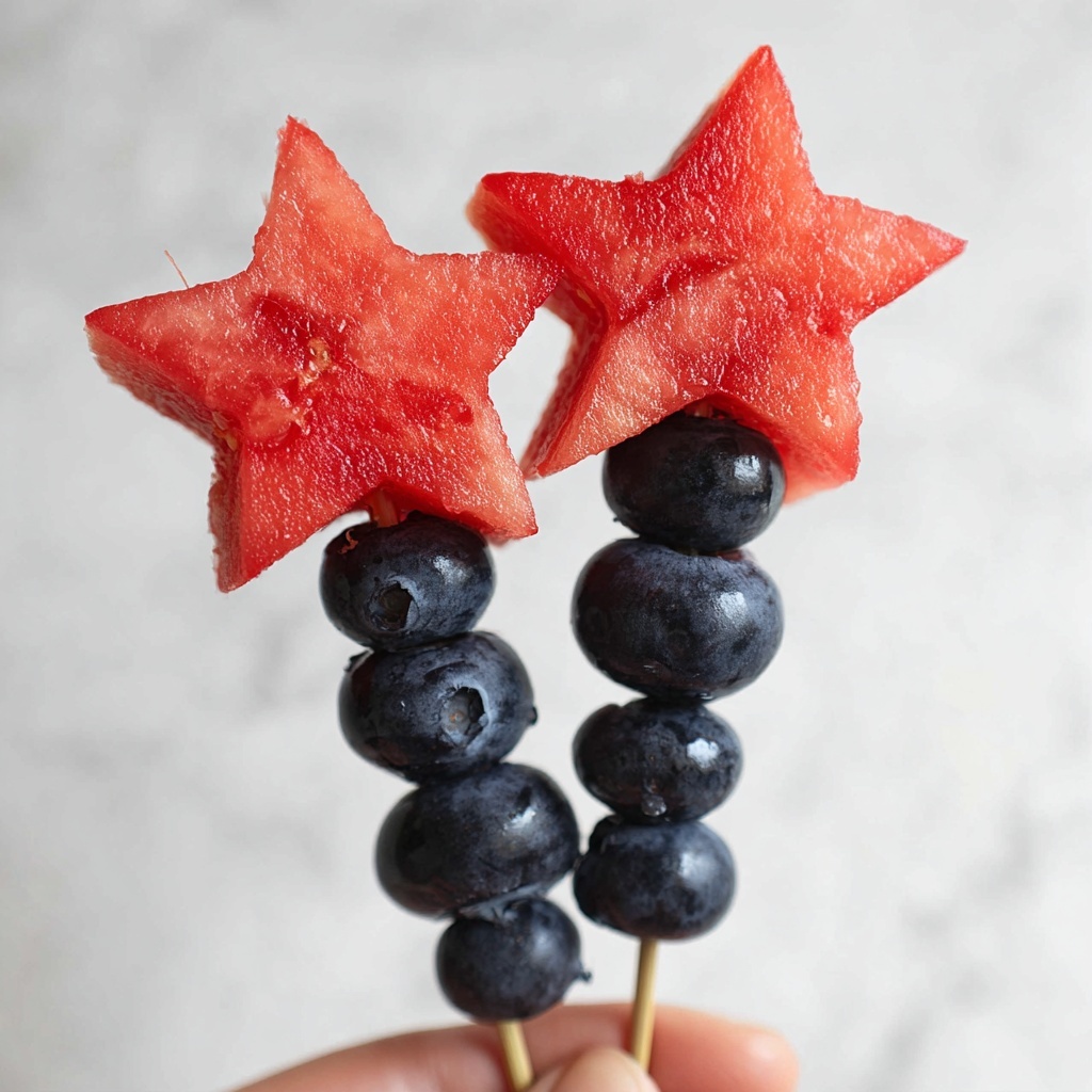 Watermelon Blueberry Sparklers Recipe - Recipe Image