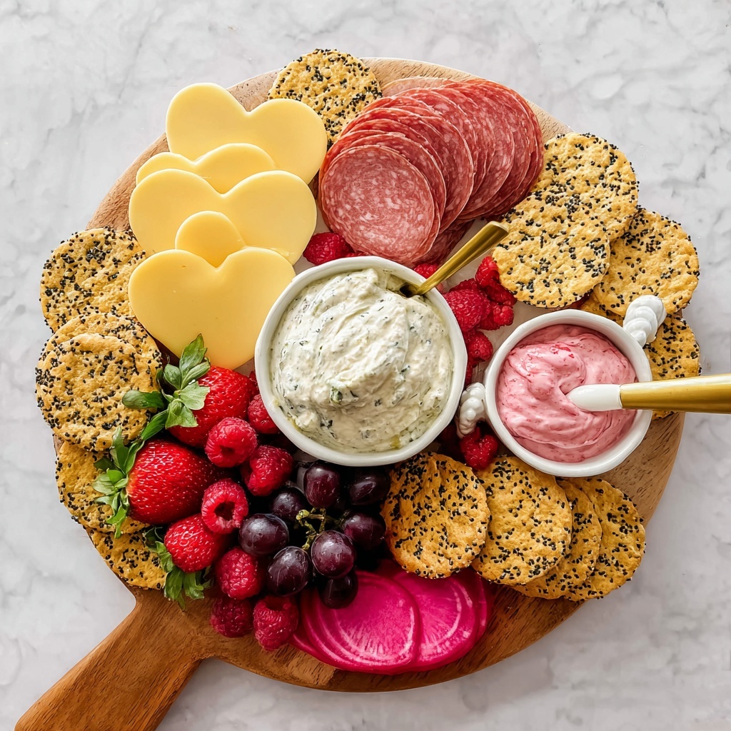 Valentine's Day Appetizer Board Recipe - Recipe Image