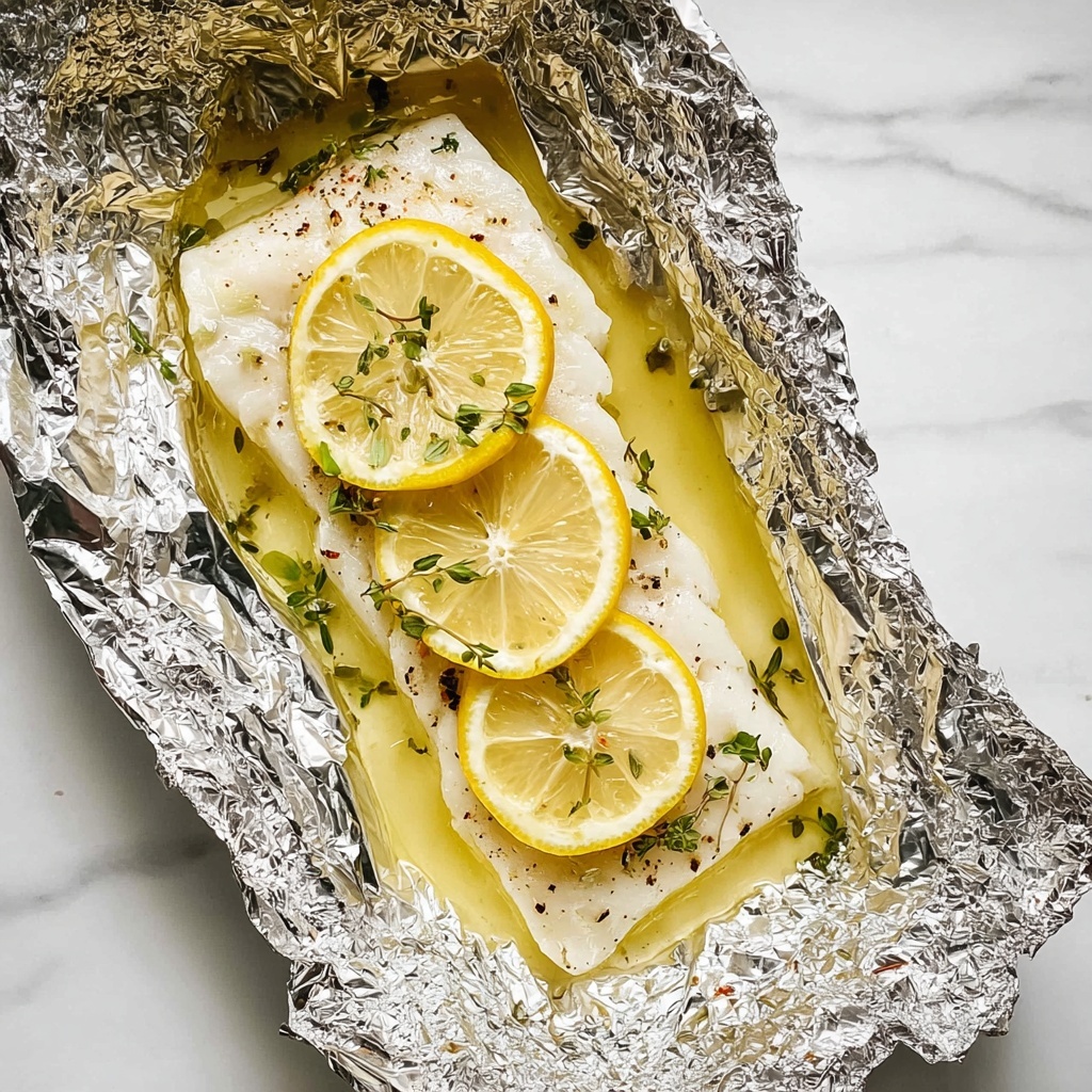 Grilled Cod in Foil Recipe - Recipe Image