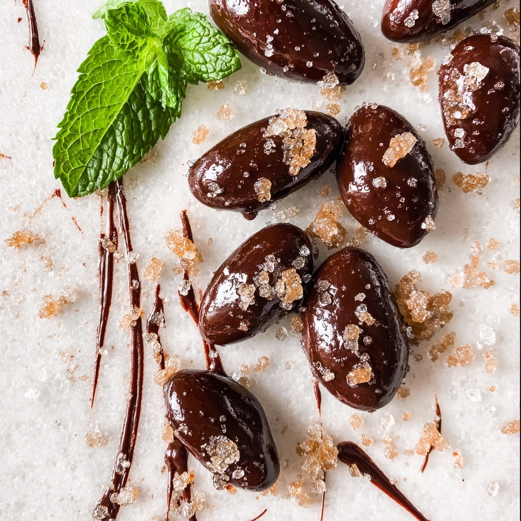Mint Chocolate Coated Almonds Recipe - Recipe Image