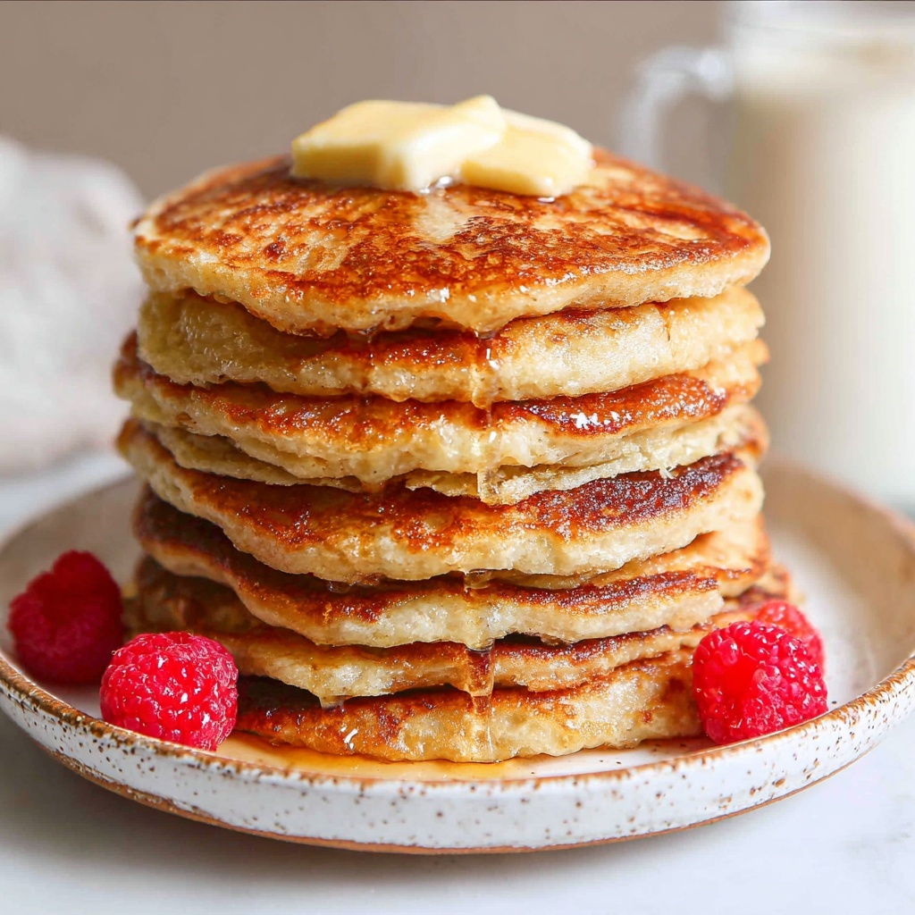 Homemade Oatmeal Pancakes Recipe - Recipe Image