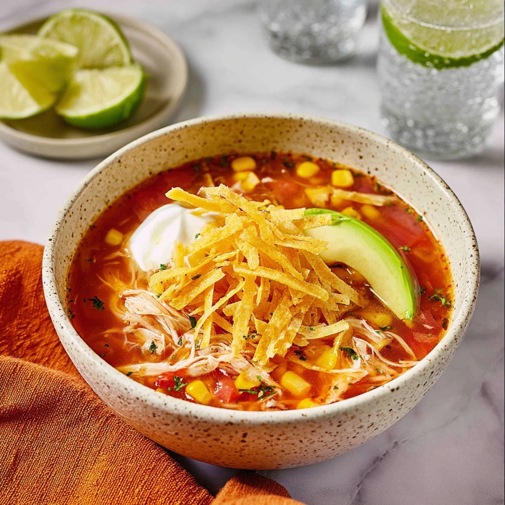 Crockpot Chicken Tortilla Soup Recipe - Recipe Image