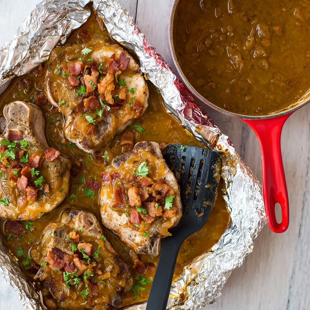 Crock Pot Smothered Pork Chops Recipe - Recipe Image