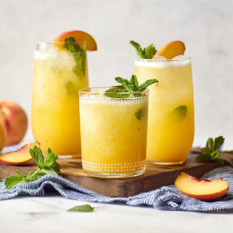 Easy Peach Lemonade (Adult and Child Versions) Recipe