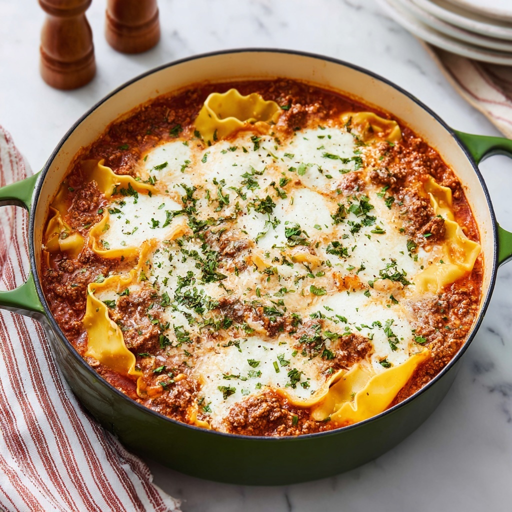 Skillet Lasagna Recipe - Recipe Image