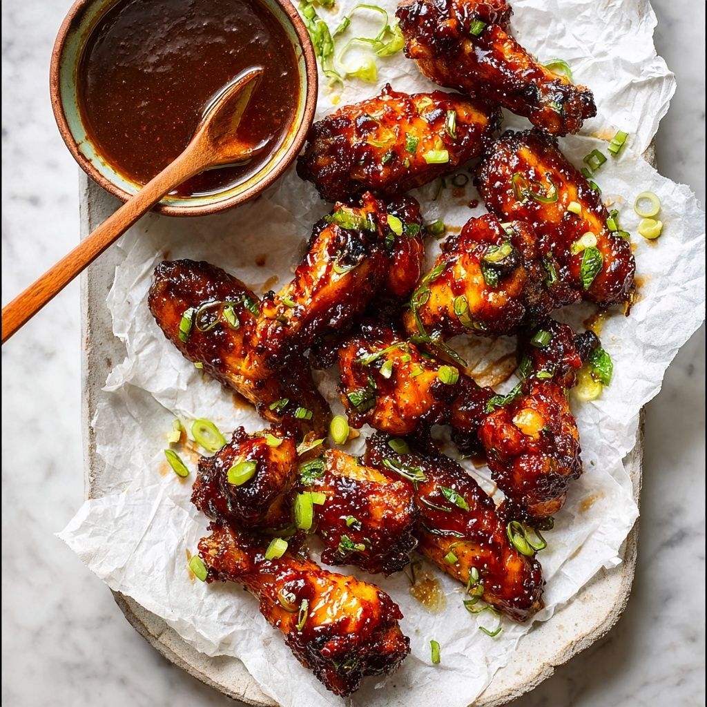 Baked Korean Hot Wings (Gochujang Wings) Recipe - Recipe Image