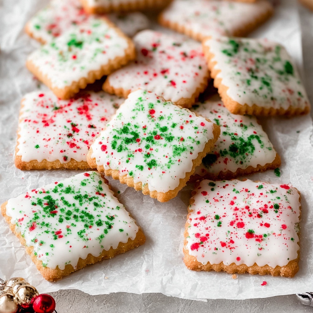 Splatter Paint Christmas Cookies Recipe - Recipe Image