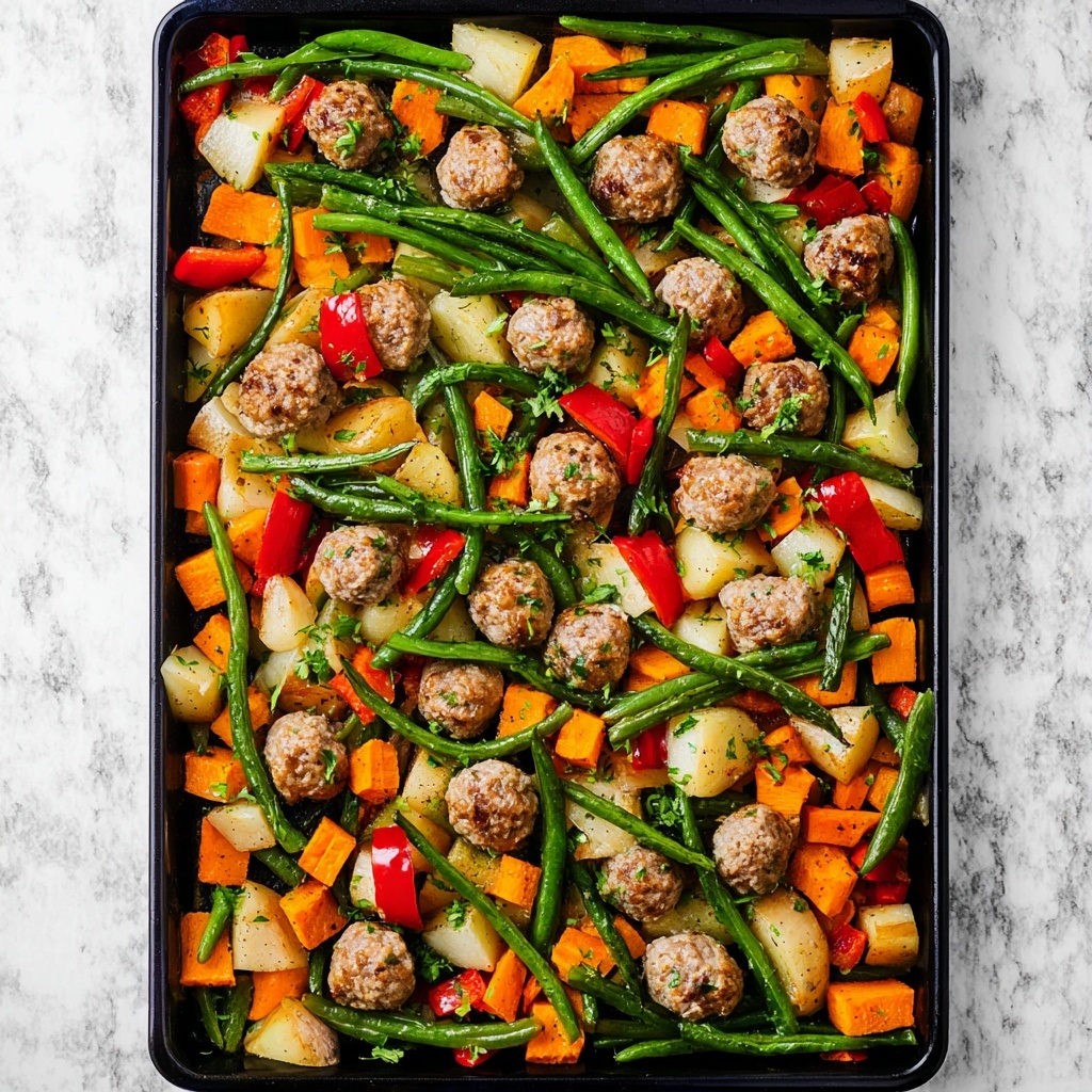 Italian Sausage Sheet Pan Dinner Recipe - Recipe Image