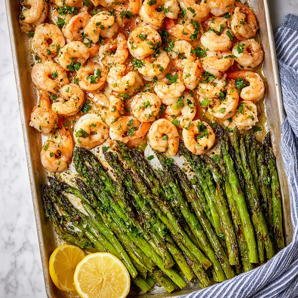 Sheet Pan Shrimp and Asparagus Recipe - Recipe Image