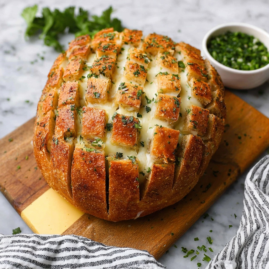Pull Apart Cheese Bread Recipe - Recipe Image