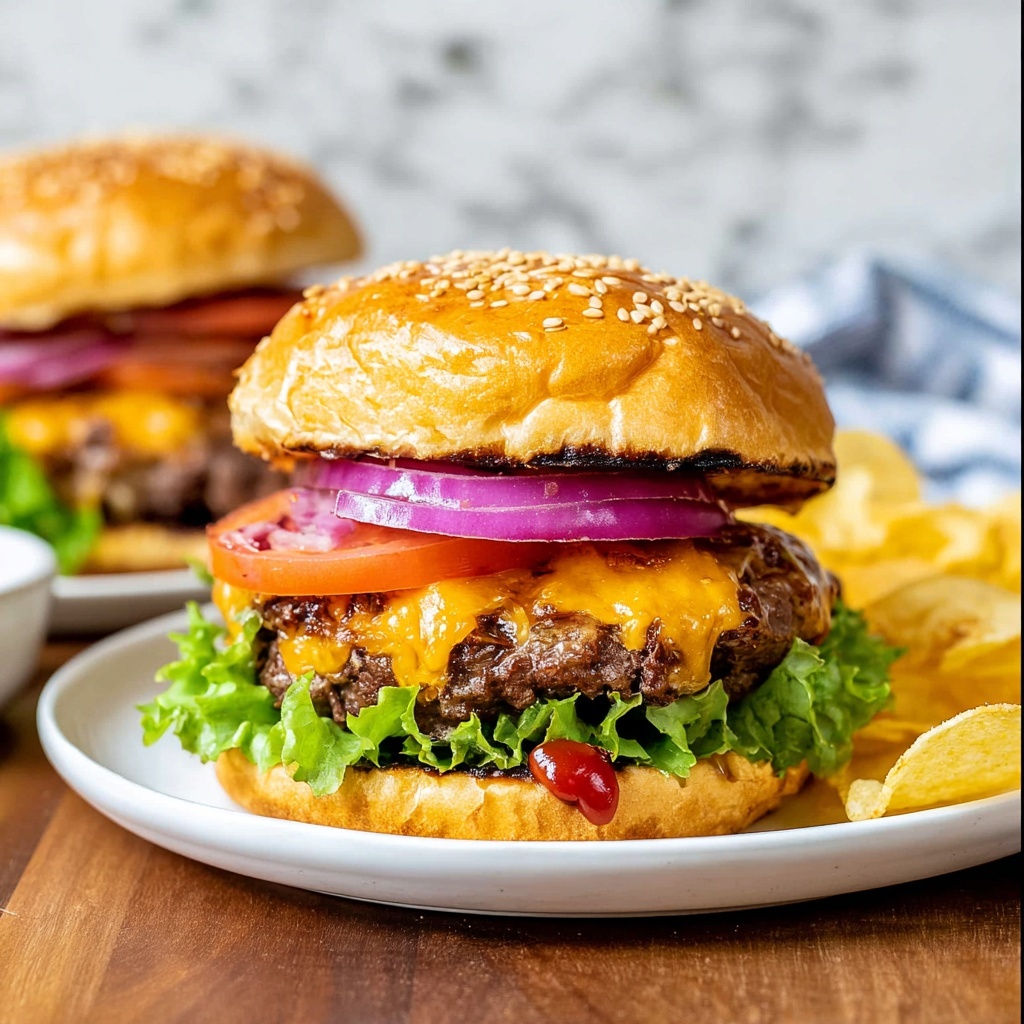 Stovetop Burgers: How to Cook Juicy Skillet-Style Hamburgers Recipe - Recipe Image
