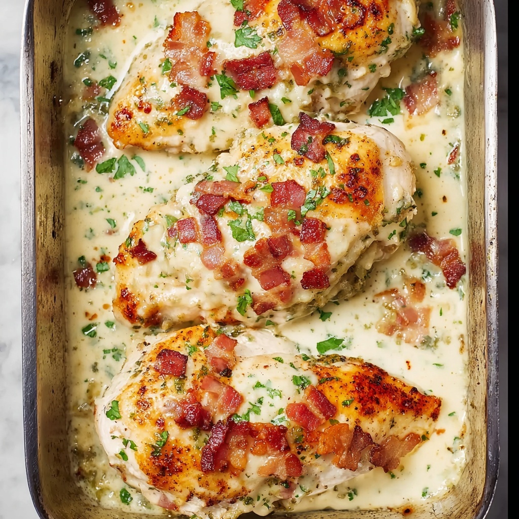 Baked Ranch Chicken with Bacon Recipe - Recipe Image
