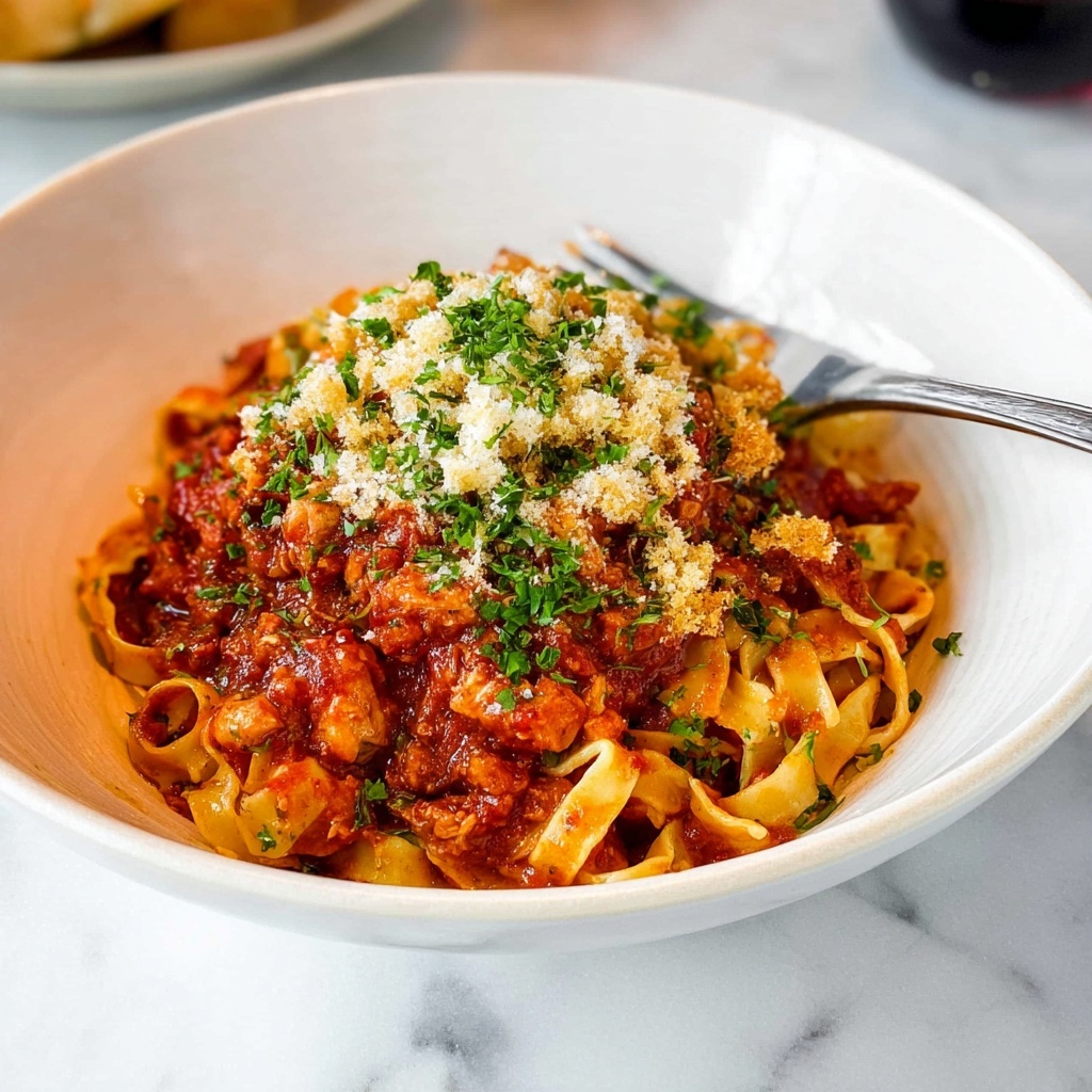 Calabrian Fish Ragu with Linguine and Crispy Sourdough Breadcrumbs Recipe - Recipe Image