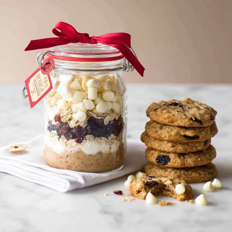 White Chocolate Cranberry Cookies in a Jar Recipe