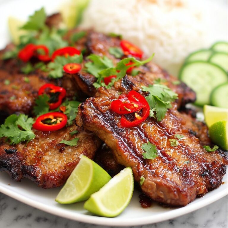 Thai Grilled Chicken (Gai Yang) with Coconut Rice and Dipping Sauces Recipe