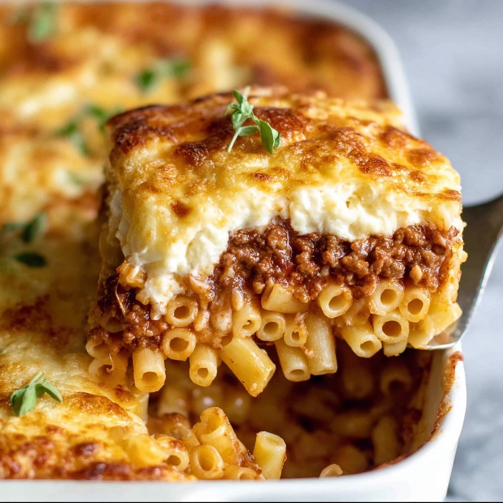 Pastitsio (Greek Pasta Bake) Recipe - Recipe Image