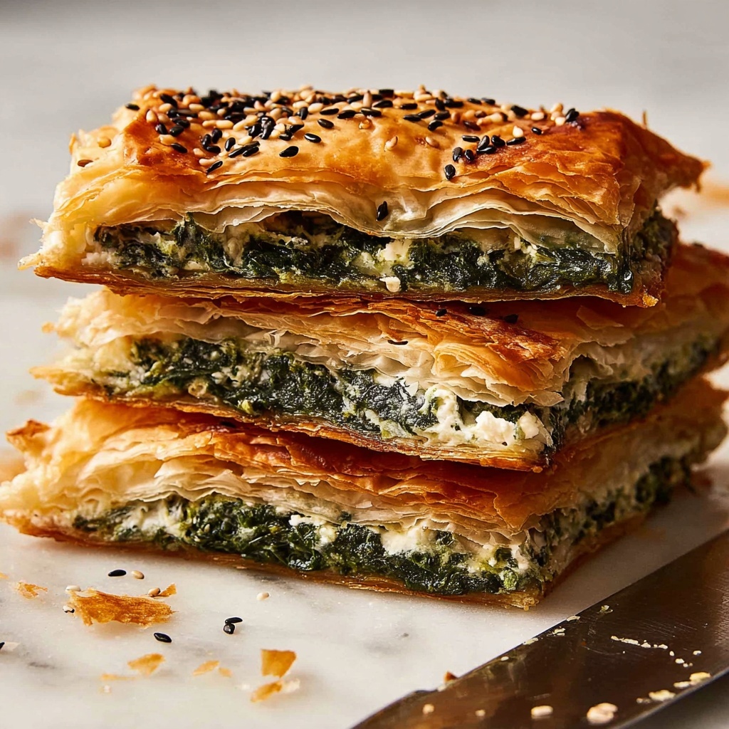 Spanakopita (Greek Spinach Pie) Recipe - Recipe Image