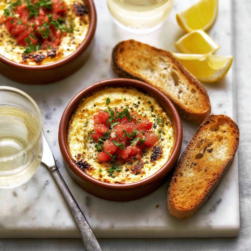Lemon Garlic Baked Ricotta Recipe - Recipe Image