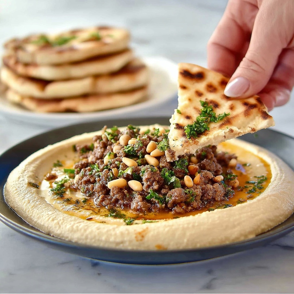 Hummus with Lamb Recipe - Recipe Image