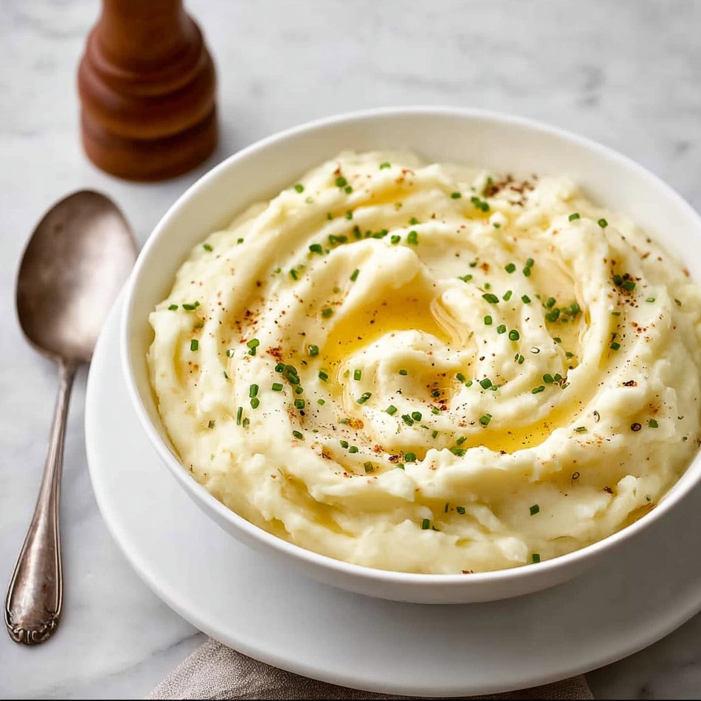 Make Ahead Mashed Potatoes with Chives and Cream Recipe - Recipe Image
