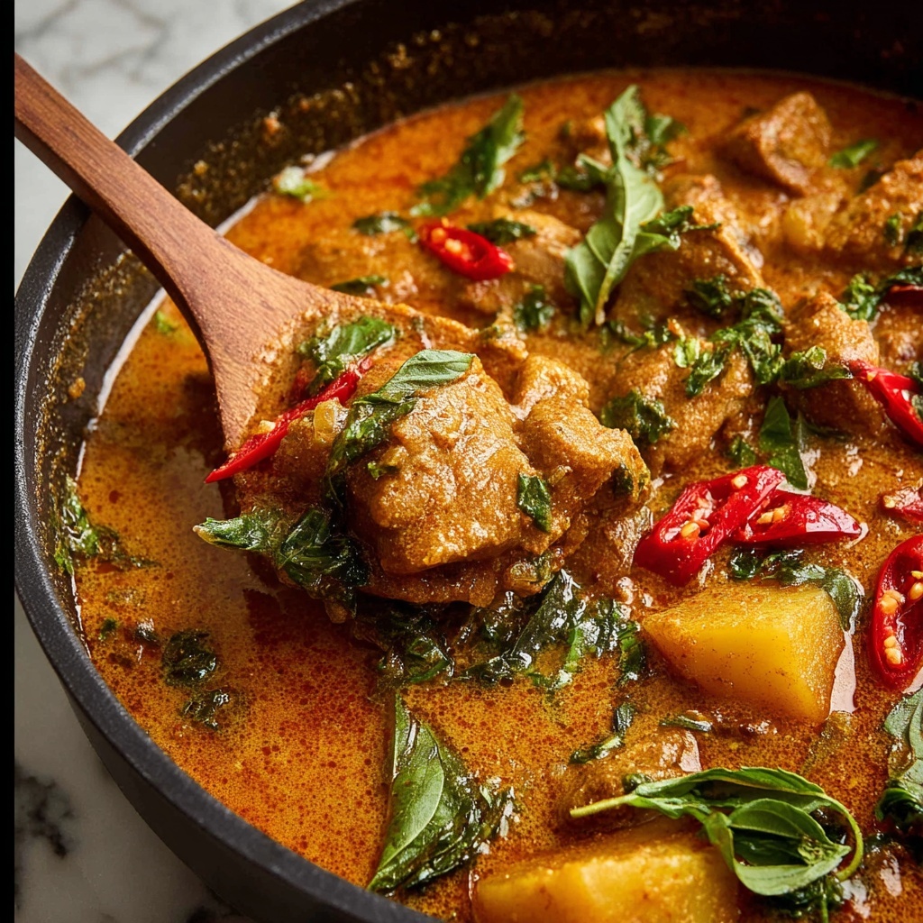 Thai Red Curry with Chicken and Vegetables Recipe - Recipe Image