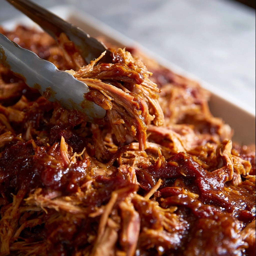 Easy Slow Cooker BBQ Pulled Pork Recipe - Recipe Image