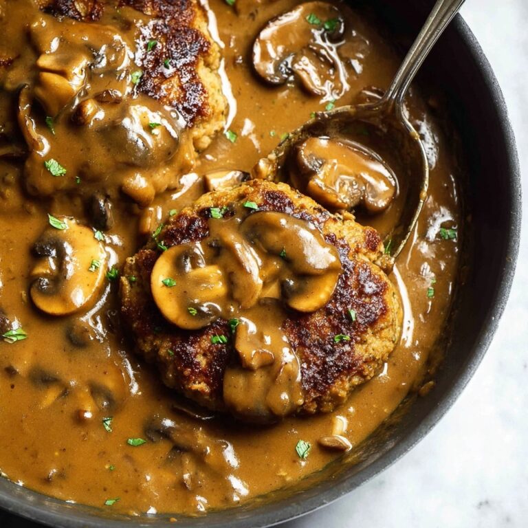 Salisbury Steak with Mushroom Gravy Recipe