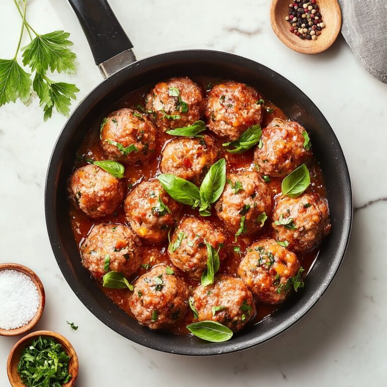 Baked Chicken Meatballs Recipe