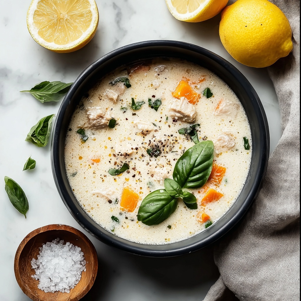Creamy Italian Ground Chicken Soup Recipe - Recipe Image