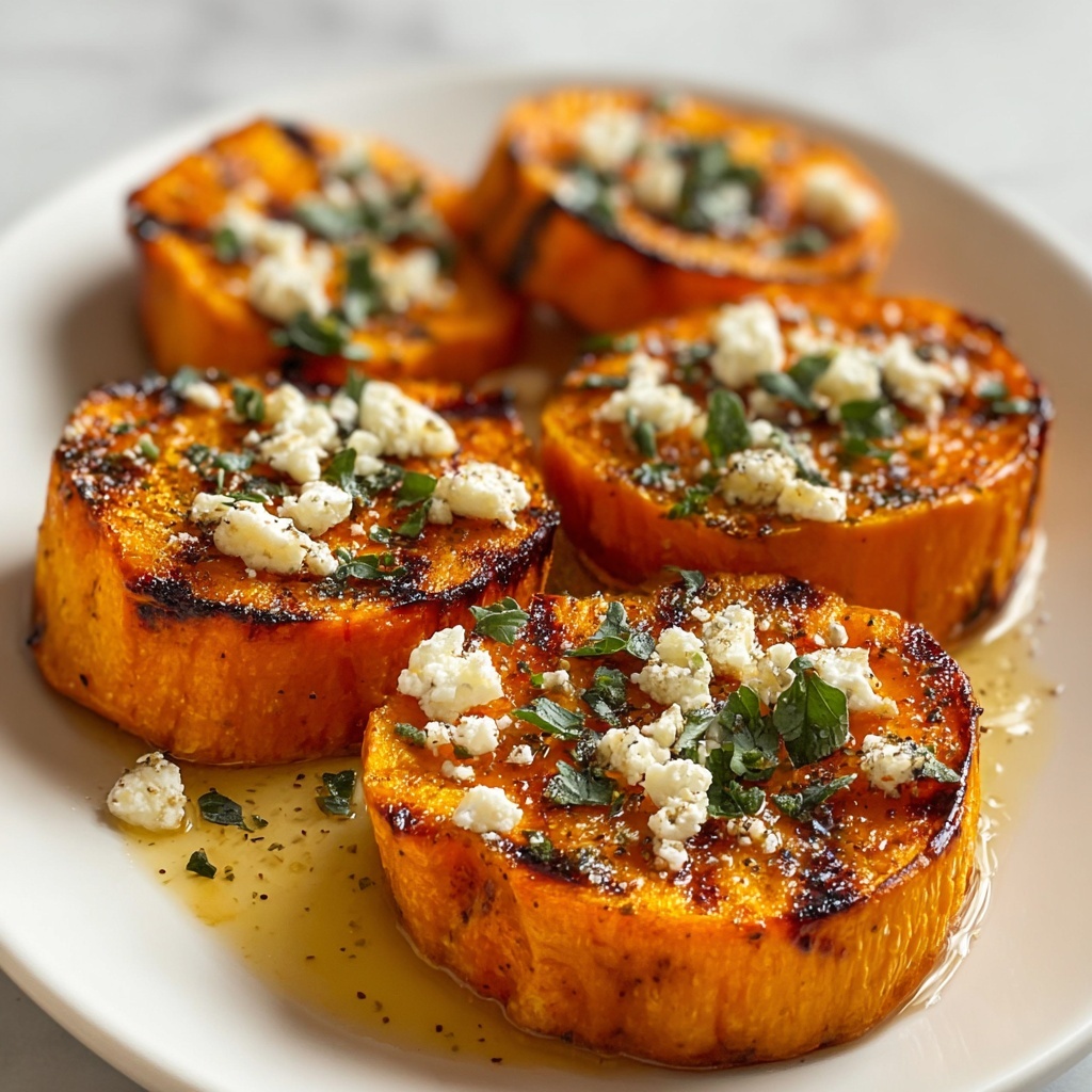 Roasted Sweet Potato Rounds with Honey & Feta Recipe - Recipe Image