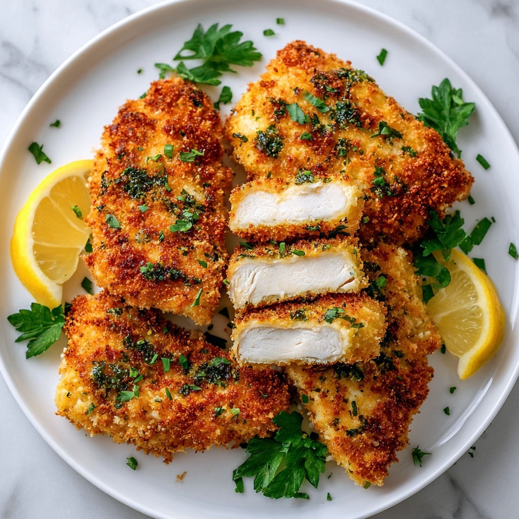 Herb-Crusted Baked Parmesan Chicken Recipe - Recipe Image