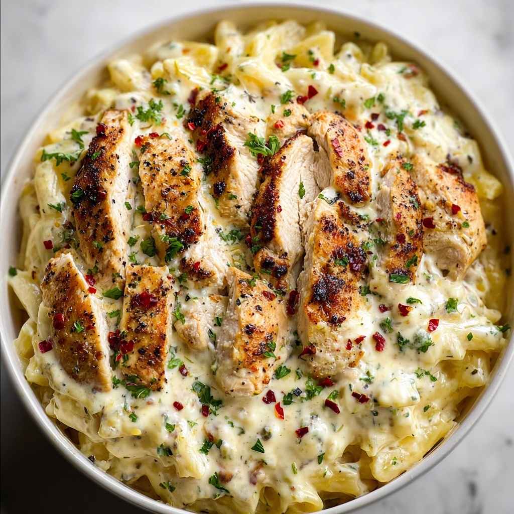 Chicken Alfredo Casserole Recipe - Recipe Image